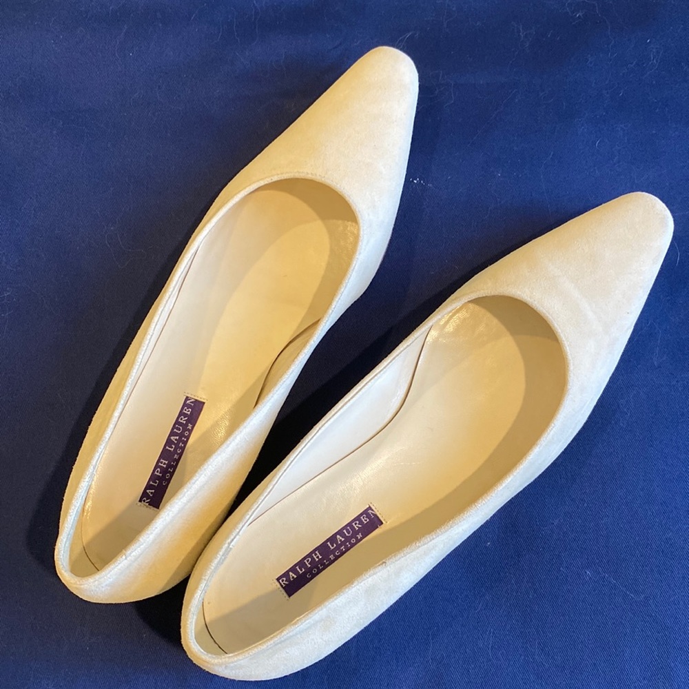 Ralph Lauren Collection purple label flat shoes Sz 8B New